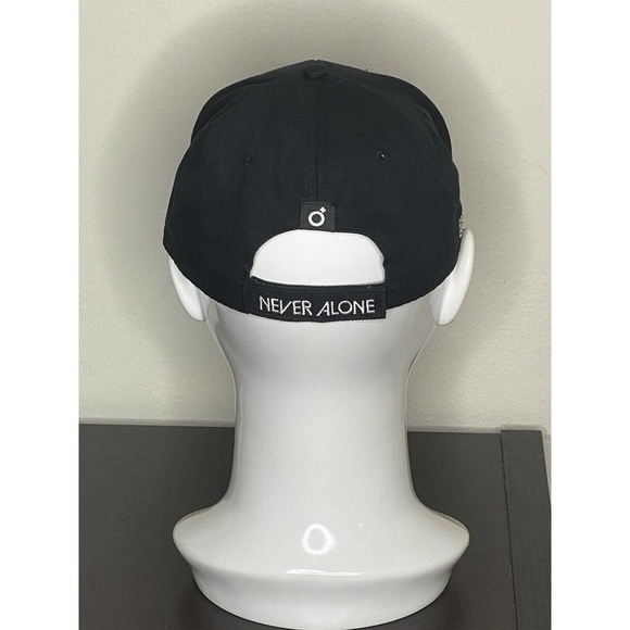 BLOOD Brother Logo Baseball Cap in Deep Black - Picture 4 of 9